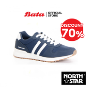 Bata NORTH STAR MENS SPORT CASUAL รองเท้าผ้าใบชาย แบบเชือก สีน้ำเงิน รหัส 8219033