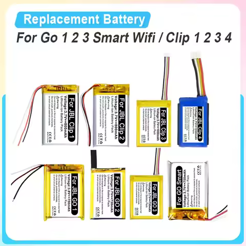 Replacement Battery for JBL Go 1 2 3 Go2 Go3 Smart Wifi / Clip 1 2 AN 4 Clip1 Clip2 GSP383555 Clip3 