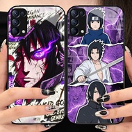 O-50 Uchiha Sasuke tempered Glass Phone Case OPPO Reno 4 A15S A91 3 6Z 5 6 A15 F15 5G