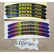 Takasago Excel asia rim stickers
