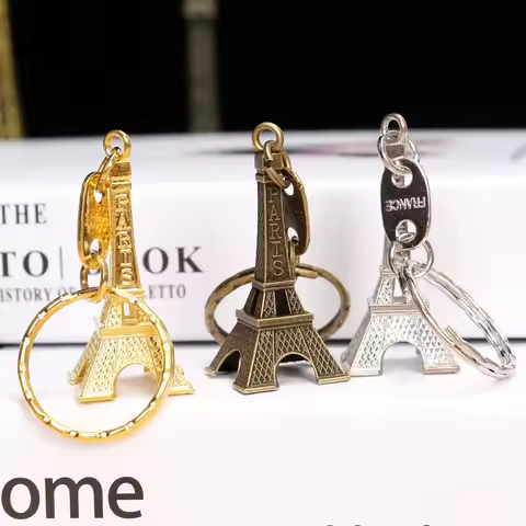Eiffel Tower Tower Key Chain Key Souvenir Paris Travel Eiffel Tower Key Chain Key Chain Key Ring Dec