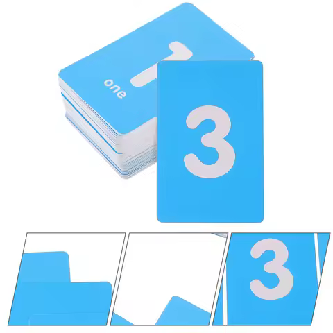 50Pcs Digital Number Cards Plastic Table Numbers for Seating Signs Wedding Accessories Farmhouse Num