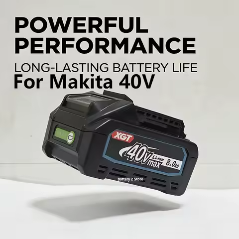 For Makita 40V MAX XGT 21700 lithium-ion battery 8.0AH rechargeable toolbattery BL4020 BL4025 BL4040
