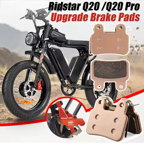 Quiet-Stop Copper Semi-Metal Pads 2Pairs for Ridstar Q20/H26Pro/EKX/X2/X21/Freego X2 – Work with XOD