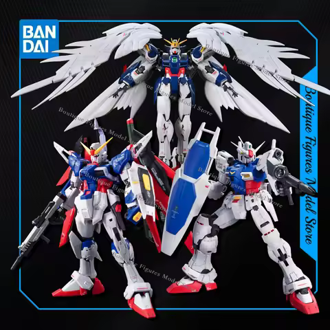 Bandai Original Gundam RG DESTINY GP01FB STRIKE FREEDOM EXIA WING 00RAISER Action Anime Figures Mode