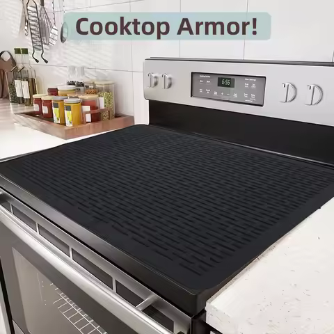 Induction Cooktop Mat Induction Cooker Cover Induction Cooktop Protector Mat Silicone Home Heat-resi