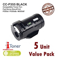 iToner Grade-A Compatible Toner for Fuji Xerox P355 / P355d / P355db / P355df / M355 / M355df (5 Uni