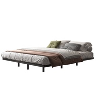 HY-# S228Suspended Bed Simple Modern Suspended Bed Double Bed Rib Grills Steel Frame Bed without Bedside All Metal Iron