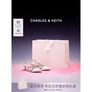 CHARLES & KEITH Bright Diamond Flat Strap Sandals - CK1-61720199