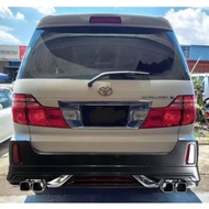 Alphard ANH 10 Rear bumper PP Material