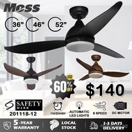 【In stock】Moss Ceiling Fan With LEd Light DC Motor 36"/46"/52" 3 Blades Ceiling Fan 5-YEAR-WARRANTY KIVA