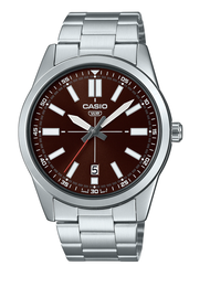 CASIO นาฬิกาข้อมือผู้ชาย สายสแตนเลส รุ่น MTP-VD02D-5E ของใหม่ของแท้100% ประกันศูนย์เซ็นทรัลCMG 1 ปี