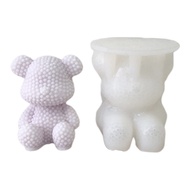 Pearl Bear Bunny Crafts Silicone Mold Epoxy Resin Jewelry Mold Resin Casting Pendant Mold Suitable for Diy Resin Craft