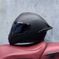 LVS-703 motorcycle helmet, full face helmet, dual lens personalized large tail wing