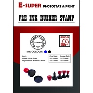 Round Stamp / Rubber Stamp / Self Ink Rubber Stamp / Pre Ink Rubber Stamp / Company Chop (CUSTOM MAD