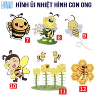 Ironed Image, Heat Pressed Image of Bee 2