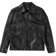 jaket kulit hugo boss pria original