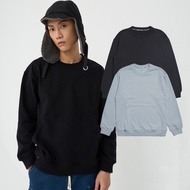 [ERSS] Men's Long-Sleeved T-shirt Long-Sleeved Top University t-Splicing Loose Black [K60351]