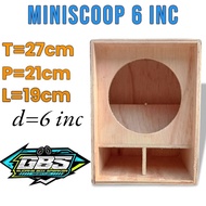 Miniscope speaker box 6 inch 5 inch 4 inch 3 inch, smooth texture 9mm