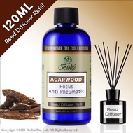 Biolife Agarwood Reed Refills For All Reed Stick Diffusers (120ML) | Humidifier Fragrance Aromatherapy Essential Oil