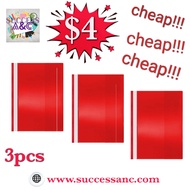 809A MANAGEMENT FILE A4 SIZE (RED) x3