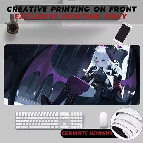 Mouse Pad Non-Slip Rubber Edge locking mousepads Game play mats Game Blue Archive Cute Sorasaki Hina