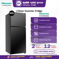 [SAVE4.0 NUR] Hisense 500L 2 Door Inverter Refrigerator Fridge Peti Sejuk WAH LEE STORE