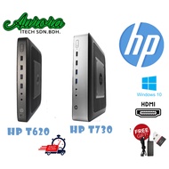 ( Termurah HP MINI PC Window 10 ready ) HP T620 / T730 THIN CLIENT / AMD / 4-8GB RAM / 128 GB - 256 