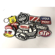 [READY STOCK] KEYCHAIN ADIDAS YAMAHA STP BELL DUCK ARAI LIQUI MOLY