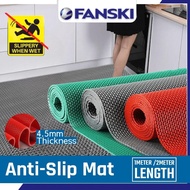 1Meter/2Meter High Quality Non-Slip Waterproof Kitchen Bathroom PVC Hollow Mat Anti Slip Floor Drain