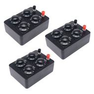 [PIA Store] Selected3X 0-9999 Ohm Simple Resistance Box Variable Decade Resistor Teaching Instrument