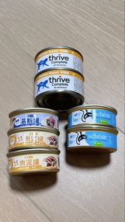 富士一 慕斯罐 鴨肉 吞拿魚 thrive complete 鮮雞胸 chicken breast schesir jelly 貓罐頭 肉泥罐 貓糧 cat food 