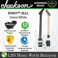 Jackson JS11 White JS Series Dinky Amaranth Fingerboard Snow White Electric Guitar (JS 11)
