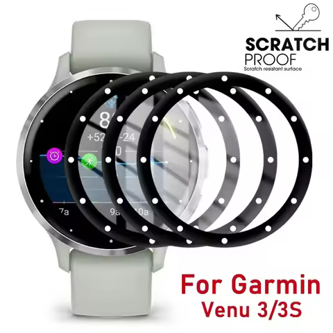 1-3PCS Protective Film For Garmin Venu 3 3S Screen Protector Anti-scratch Film For Garmin Venu 3 3s 