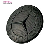 [MOTOLL]For MERCEDES BENZ CLA A45 GLA A CLASS SPORT BLACK BONNET BADGE - 57MM EMBLEM【Ready Stock】