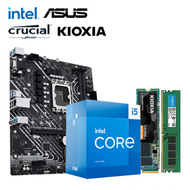 【重磅價】Intel【六核】Core i5-12400+華碩 PRIME H610M-E D4-CSM+美光 Crucial DDR4-3200 16G+鎧俠 KIOXIA Exceria G2 500GB
