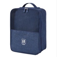 日本暢銷 - 藏青色鞋包鞋袋手提旅遊便攜收納包防水大容量旅行鞋收納袋