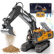 Excavator Toys for Boys 5-7 Year Old Remote Control Digger Construction Toys RC Vehicles Tractor San