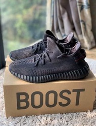 🎉全新有盒adidas originals Yeezy Boost 350 V2 黑天使"Black" 低幫休閒鞋 男女同款 黑色