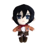 Anime Attack on Titan Plush Toys Doll Kawaii Levi Eren Mikasa Cute Kawaii Collection Green Stuffed D