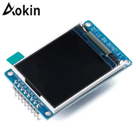 1.8 inch TFT LCD Module LCD Screen Module SPI serial 51 drivers 4 IO driver TFT Resolution 128*160 F