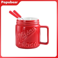 Woeuri Cheese Fondue Cup 130ml Ceramic Chocolate Fondue Mug Mini Melting Pot Butter Warmer for Caram