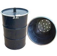 ถังเผาถ่าน เตาเผาถ่าน ขนาด 200 ลิตร พร้อมวิธีการใช้งานแบบละเอียด