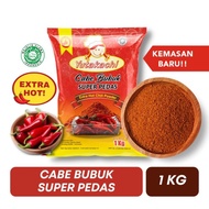 Cabe Bubuk 1 kg Super Pedas 1 Kg /Cabe  Extra Pedas  Yutakachi