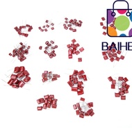 BAIHEE 180PCS DC Capacitor, 10nf/0.01uf/400v-68nf/0.068uf/630v 15 Values Metallized Film Capacitor, 