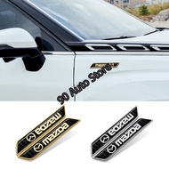 2pcs 10.3x1.5cm For Mazda 3 CX5 CX30 6 CX5 Car Styling Sticker Fender Body Trunk Emblem Auto Badge Decal Accessories