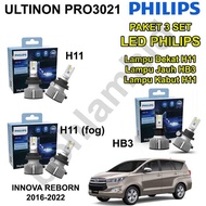 PAKET 3 SET LED INNOVA REBORN ULTINON LOW HIGH BEAM FOGLAMP - SWARSA STORE