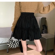 LittleMarketManila layered croquette skirt cotton spandex layered skirts women above the knee B121