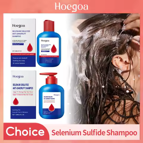 Selenium Sulfide Shampoo Deep Cleansing Remove Dandruff Reduce Scalp Itchy Balance Oil Strengthen Ha