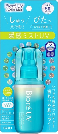 Biore UV Aqua Rich Aqua Protect Mist SPF50 PA++++ 60ml สเปรย์กันแดดละอองน้ำ